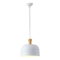 Hängeleuchte 1xE27/15W/230V weiß pr. 27 cm
