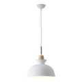 Hängeleuchte 1xE27/15W/230V weiß pr. 28 cm