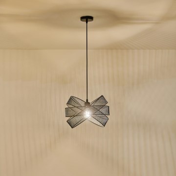 Hängeleuchte 1xE27/40W/230V schwarz