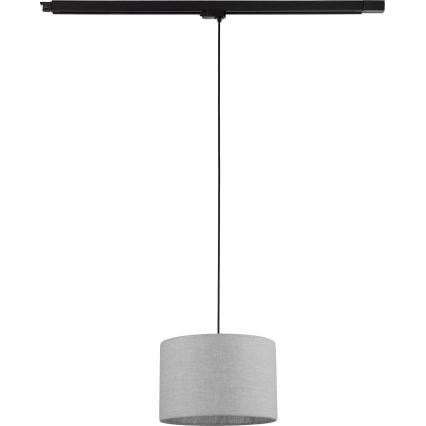 Hängeleuchte für 3-Phasen-Schienensystem TRACER 1xE27/15W/230V d 30 cm schwarz/grau