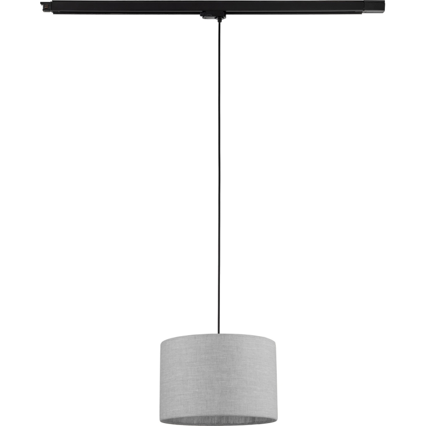 Hängeleuchte für 3-Phasen-Schienensystem TRACER 1xE27/15W/230V d 30 cm schwarz/grau