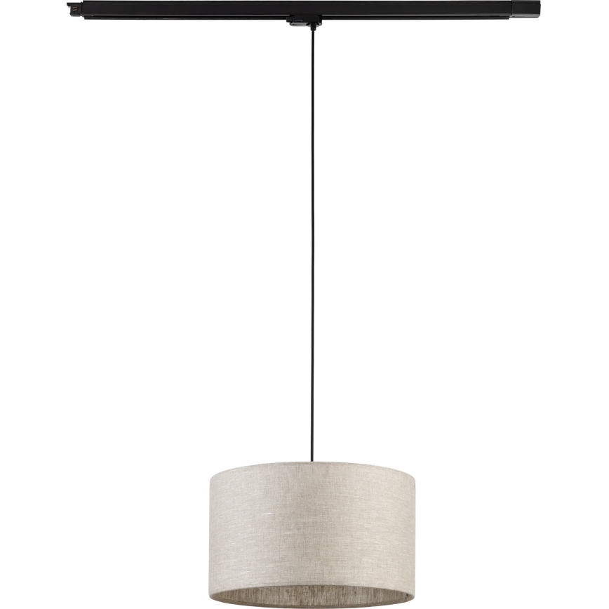 Hängeleuchte für 3-Phasen-Schienensystem TRACER 1xE27/15W/230V d 38 cm schwarz/grau