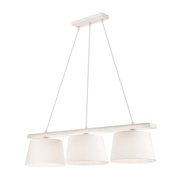 Hängeleuchte AIDA 3xE27/60W/230V Eiche