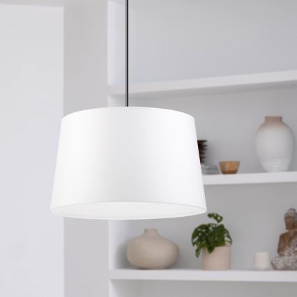 Hängeleuchte AIDA mit Kabel 1xE27/60W/230V Ø 35 cm Eiche/Nussbaum/Weiß