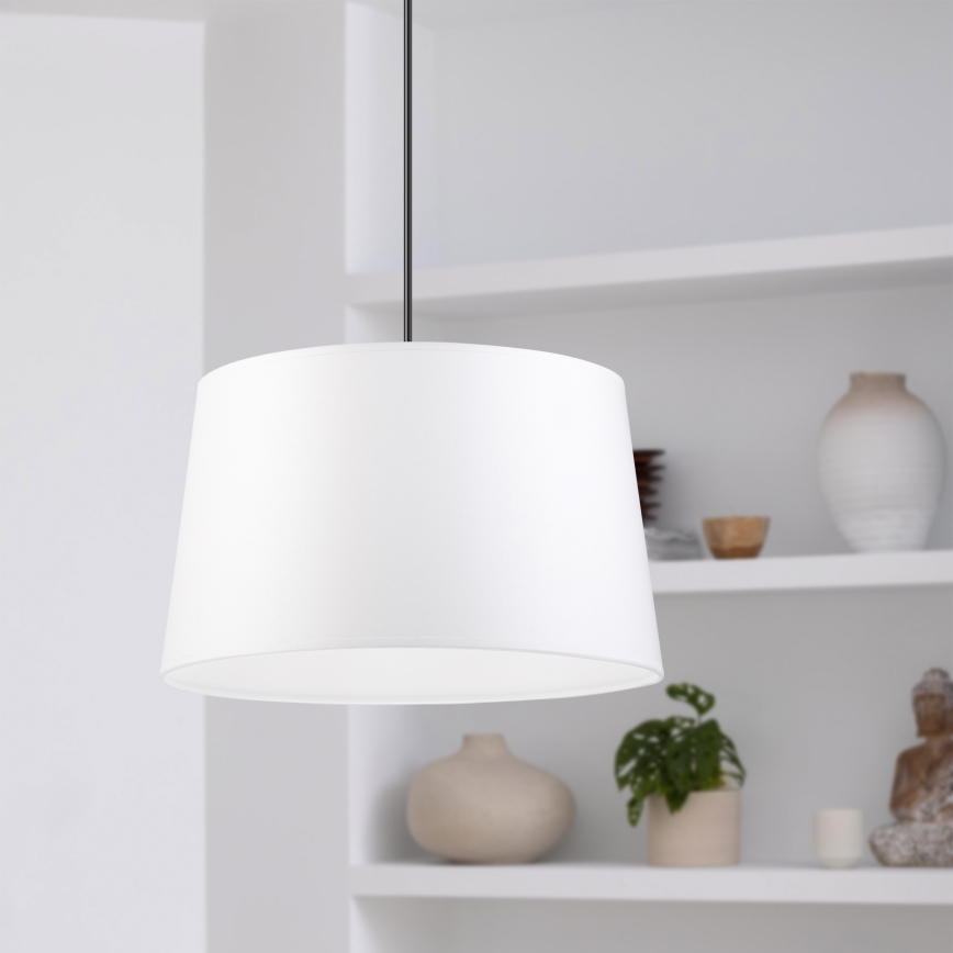 Hängeleuchte AIDA mit Kabel 1xE27/60W/230V Ø 35 cm Eiche/Nussbaum/Weiß