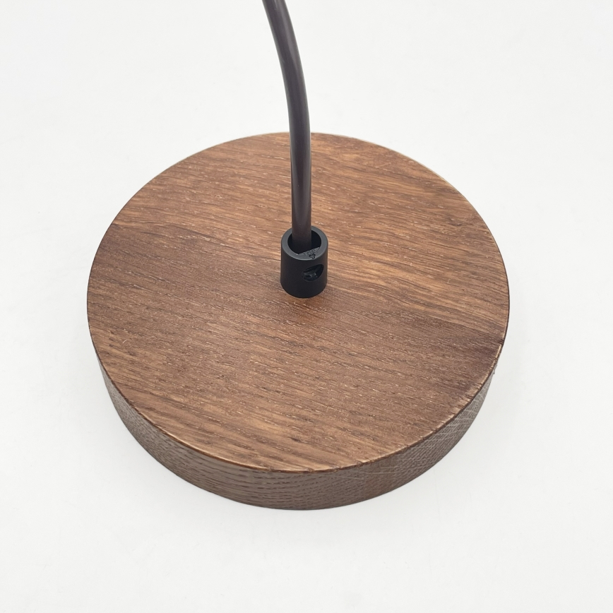 Hängeleuchte AIDA mit Kabel 1xE27/60W/230V Ø 35 cm Eiche/Nussbaum/Weiß