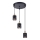 Hängeleuchte an Kabel ELEN 3xE27/35W/230V Ø 29 cm schwarz/gold