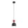 Hängeleuchte an Kabel ENTORI 1xE27/15W/230V schwarz/rot