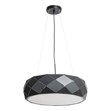 Hängeleuchte an Kabel REUS 3xE27/40W/230V Ø 47 cm, schwarz