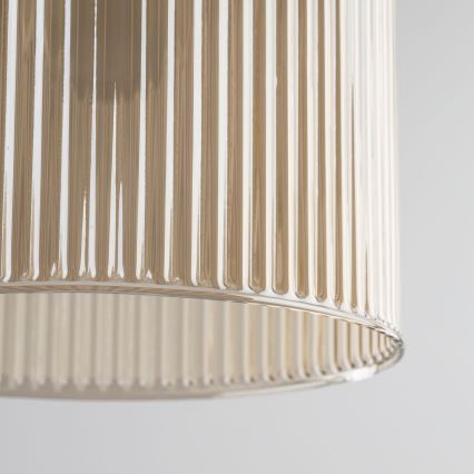 Hängeleuchte an Kabel SOPHIA 1xE14/10W/230V schwarz/rauchbeige