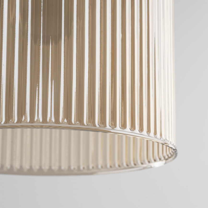 Hängeleuchte an Kabel SOPHIA 1xE14/10W/230V schwarz/rauchbeige