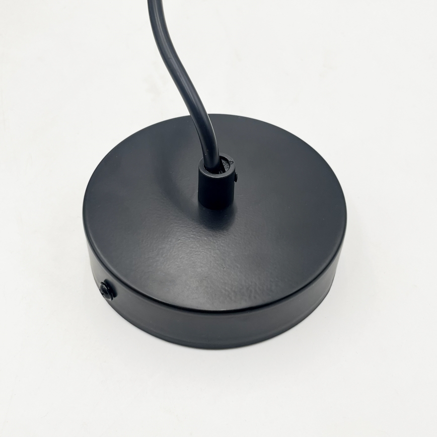 Hängeleuchte an Kabel VELLO 1xE27/15W/230V schwarz/rauchrosa/beige/schwarz