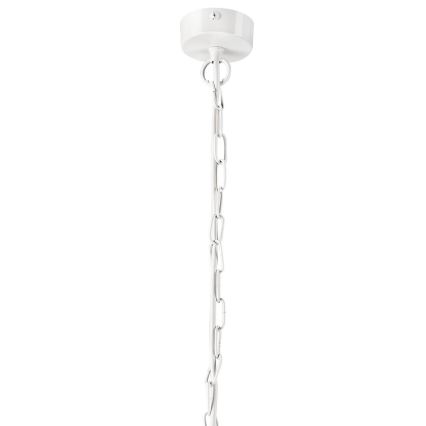 Hängeleuchte an Kette CEDRIC II 4xE27/60W/230V weiß