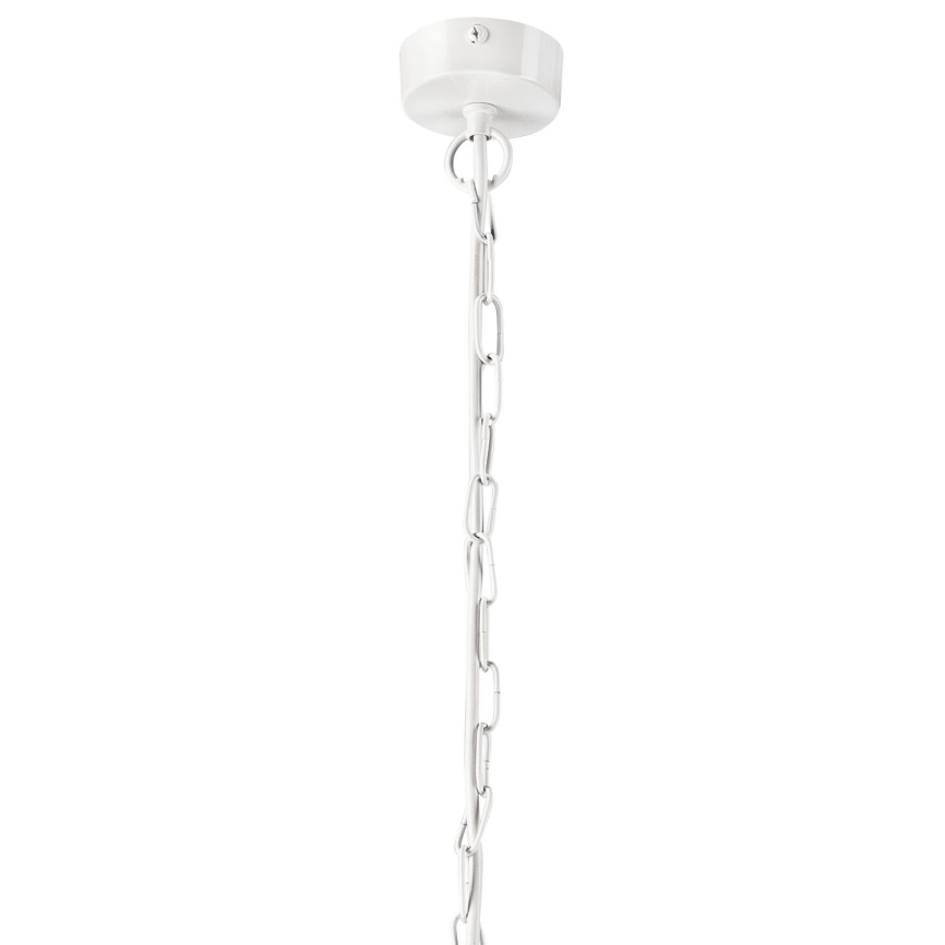 Hängeleuchte an Kette CEDRIC II 4xE27/60W/230V weiß