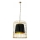 Hängeleuchte an Kette LONGIS 2xE27/60W/230V d 60 cm golden/schwarz