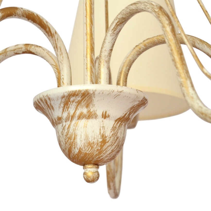 Hängeleuchte an Kette MALBO 3xE27/15W/230V beige