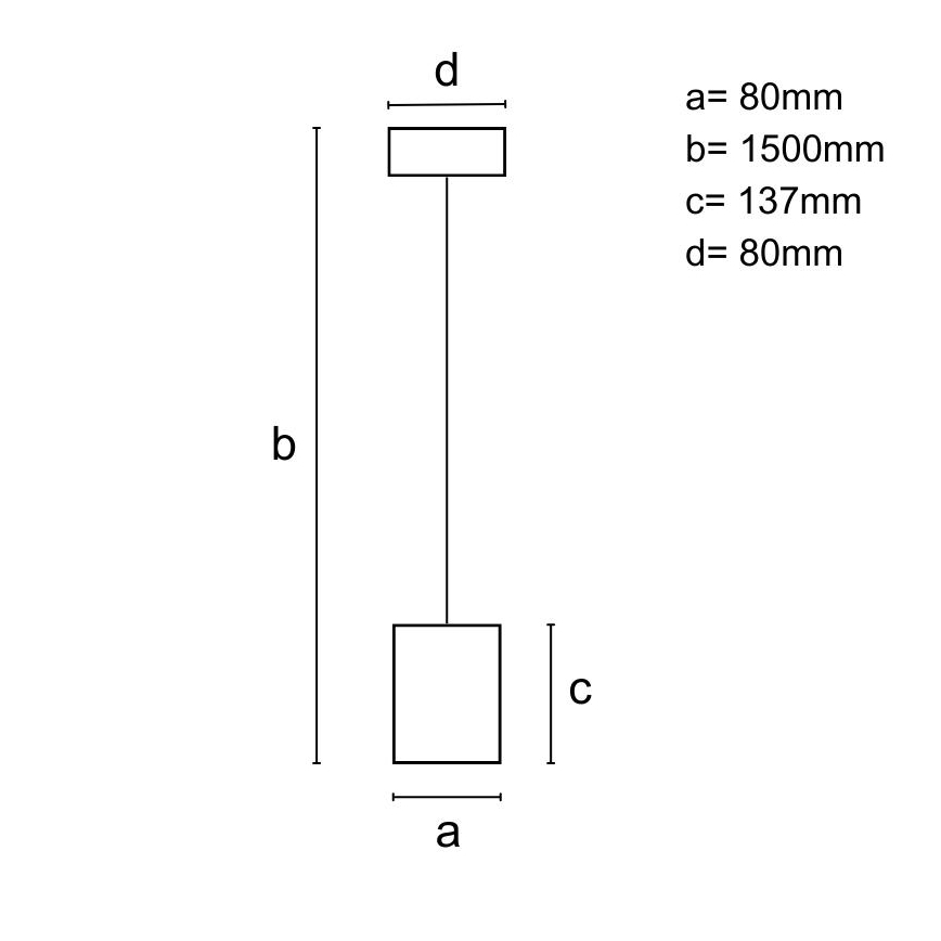 Hängeleuchte an Schnur 1xGU10/10W/230V Esche/Massivholz braun