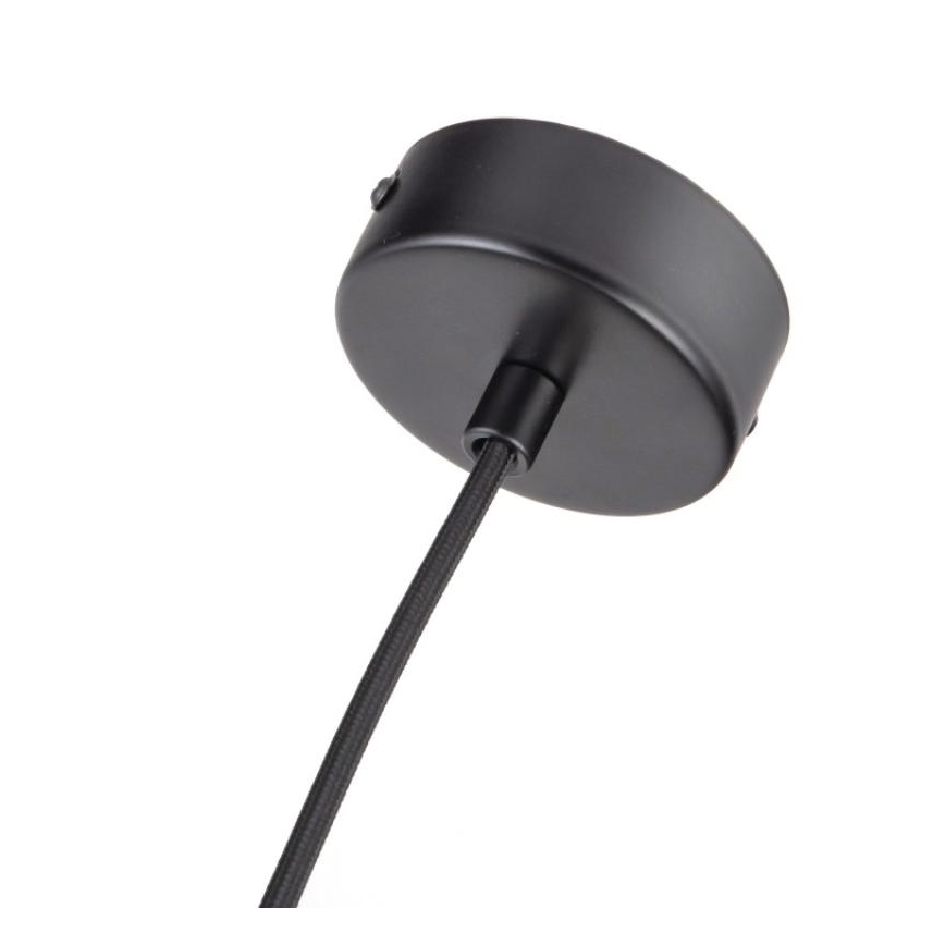 Hängeleuchte an Schnur 1xGU10/10W/230V Esche/Massivholz schwarz