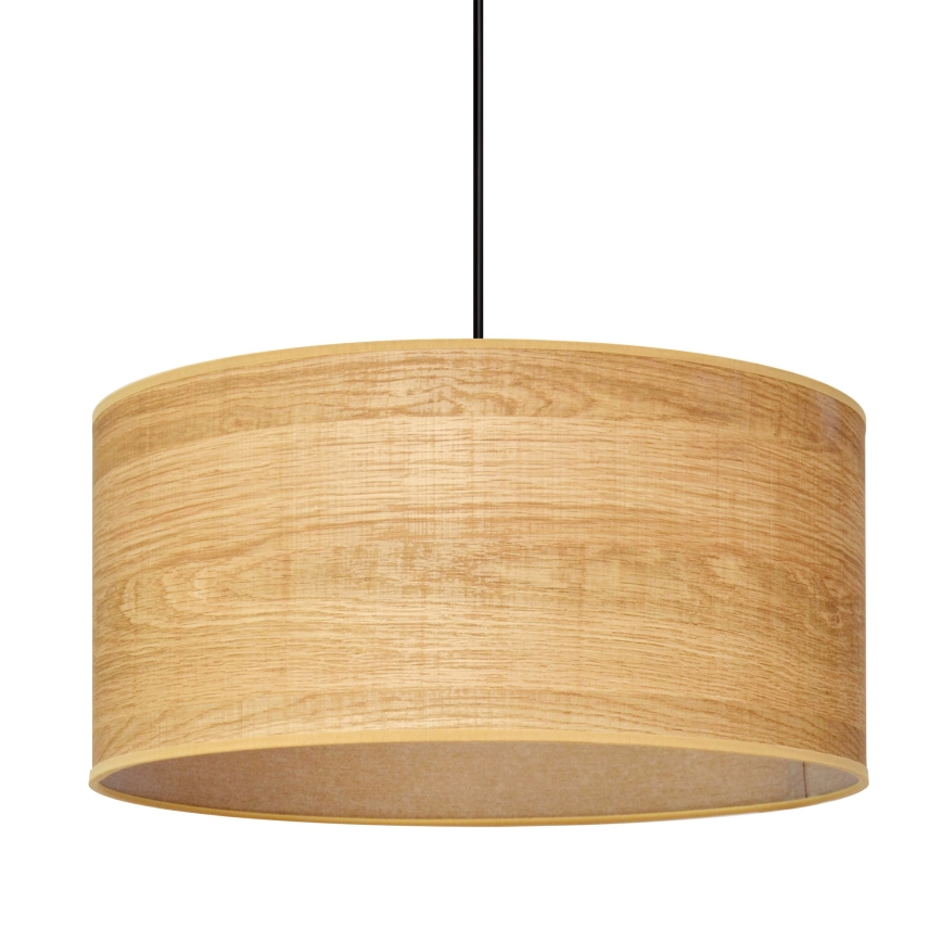 Hängeleuchte an Schnur ALBA 1xE27/15W/230V d 40 cm braun/schwarz