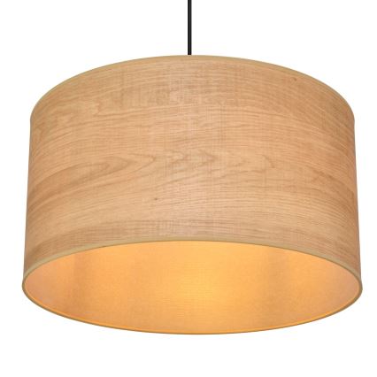 Hängeleuchte an Schnur ALBA 1xE27/15W/230V d 45 cm braun/schwarz