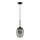 Hängeleuchte an Schnur ALIAS 1xG9/8W/230V d 12 cm schwarz/grau