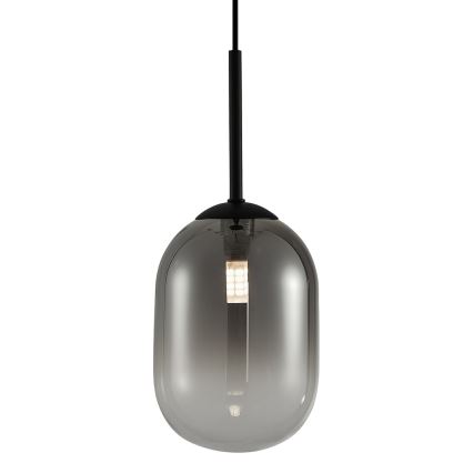 Hängeleuchte an Schnur ALIAS 1xG9/8W/230V d 12 cm schwarz/grau