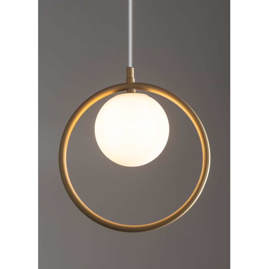 Hängeleuchte an Schnur AQUA 1xG9/12W/230V golden