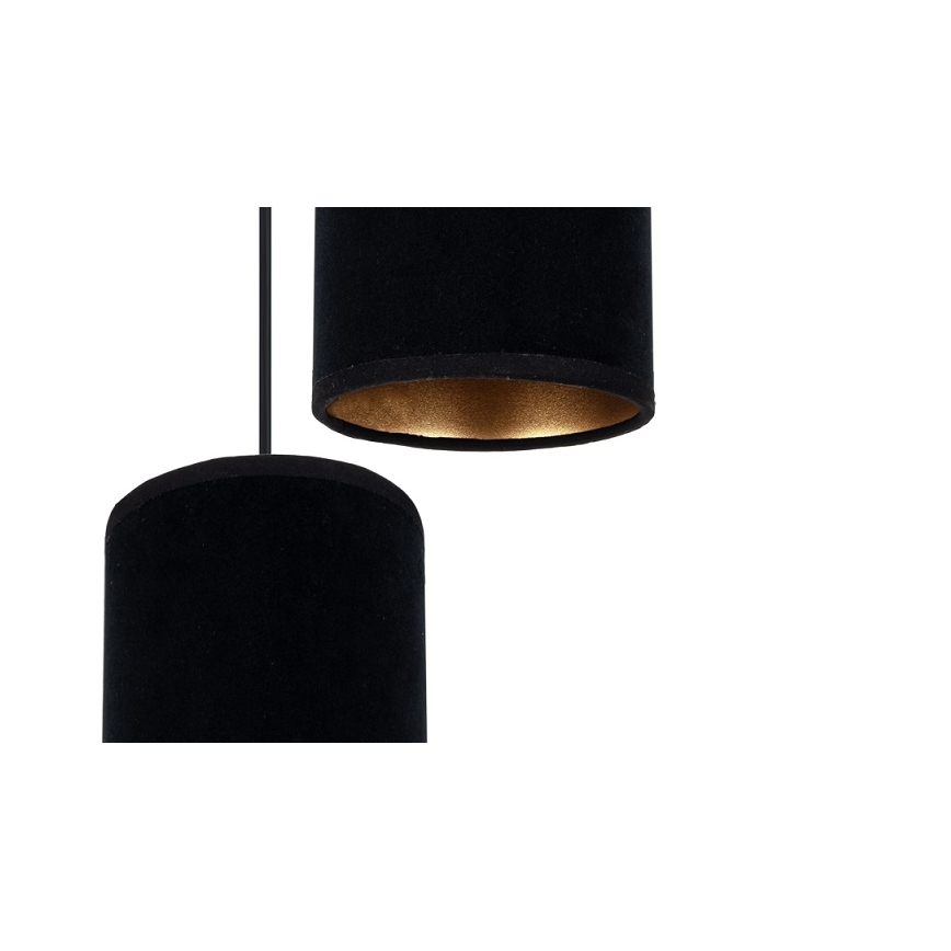 Hängeleuchte an Schnur AVALO 2xE27/60W/230V d 20 cm schwarz