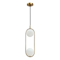 Hängeleuchte an Schnur CORDEL 2xG9/28W/230V golden