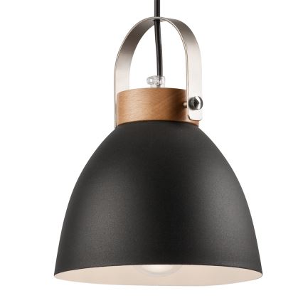 Hängeleuchte an Schnur DANIELLE 2xE27/60W/230V Buche - FSC-zertifiziert