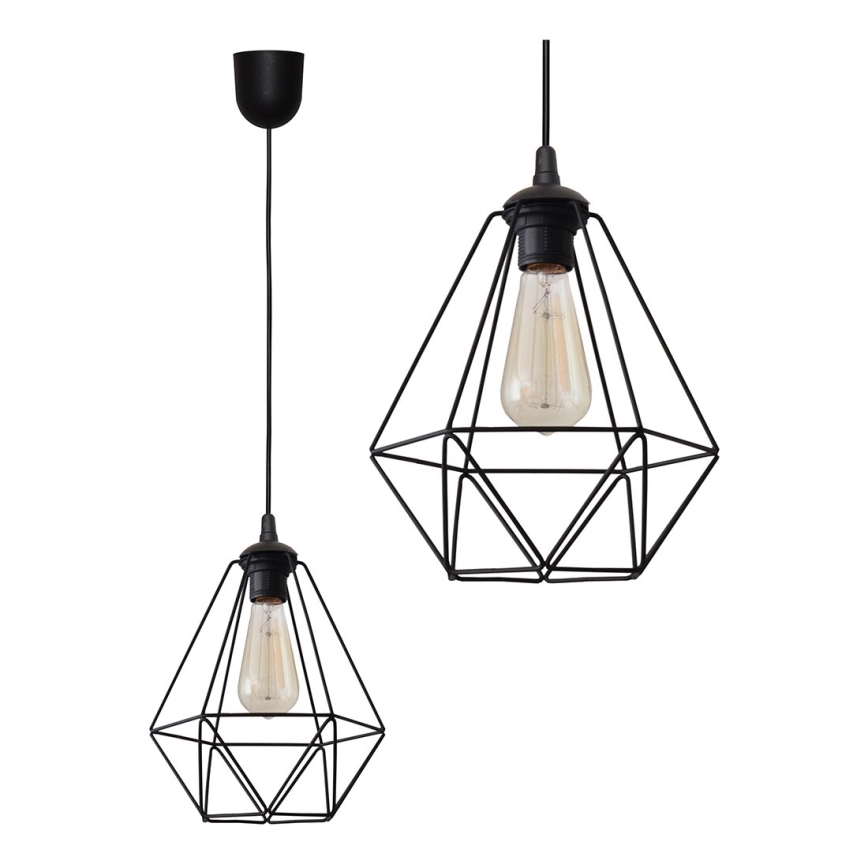 Hängeleuchte an Schnur KARO 1xE27/15W/230V