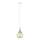 Hängeleuchte an Schnur LACRIMA WHITE 1xE27/60W/230V