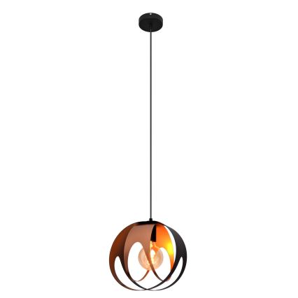 Hängeleuchte an Schnur MOONLIGHT 1xE27/15W/230V schwarz/Kupfer