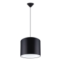 Hängeleuchte an Schnur NOVA 1xE27/15W/230V d 30 cm schwarz