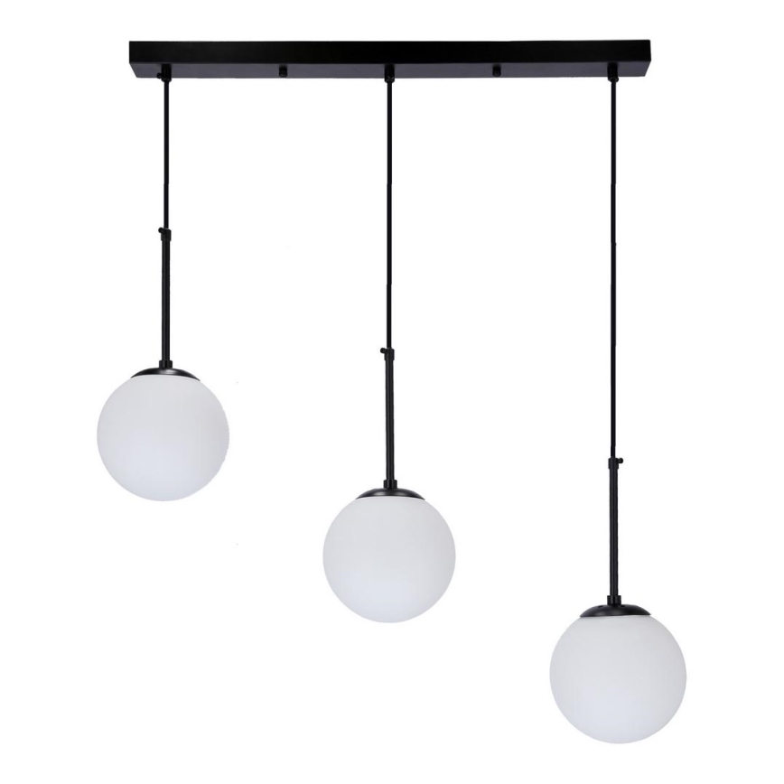 Hängeleuchte an Schnur POMPEI 3xE27/40W/230V schwarz