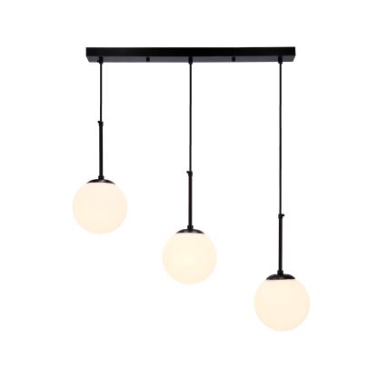 Hängeleuchte an Schnur POMPEI 3xE27/40W/230V schwarz