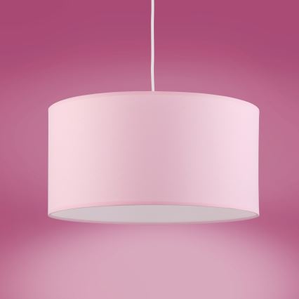 Hängeleuchte an Schnur RONDO KIDS 1xE27/15W/230V rosa