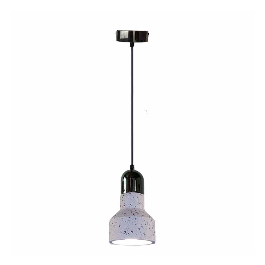 Hängeleuchte an Schnur TERRAZZO 1xE27/60W/230V d 12 cm cremefarben