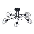 Hängeleuchte an Stange BELUCI 5xE14/40W/230V schwarz