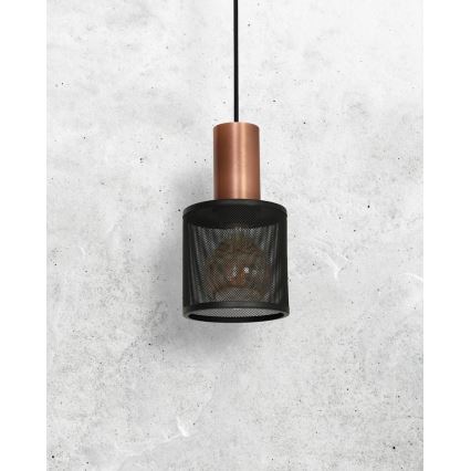 Hängeleuchte ARES BLACK 1xE27/60W/230V
