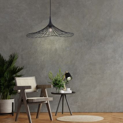 Hängeleuchte ARIELLE 1xE27/20W/230V d 50 cm schwarz