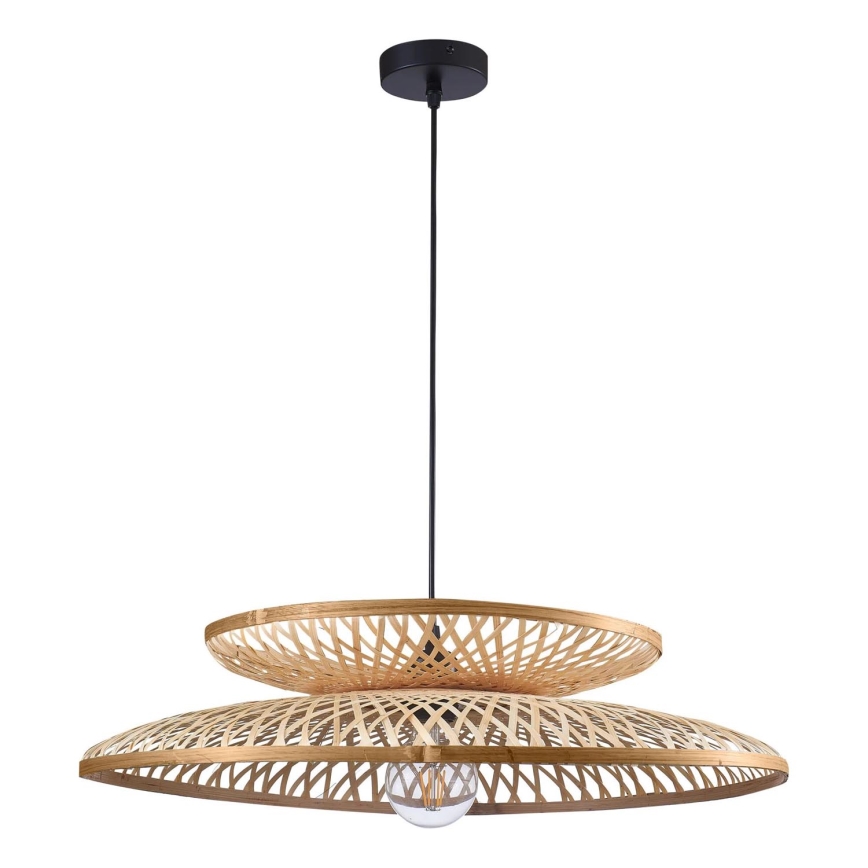 Hängeleuchte BALI 1xE27/20W/230V d 60 cm Bambus