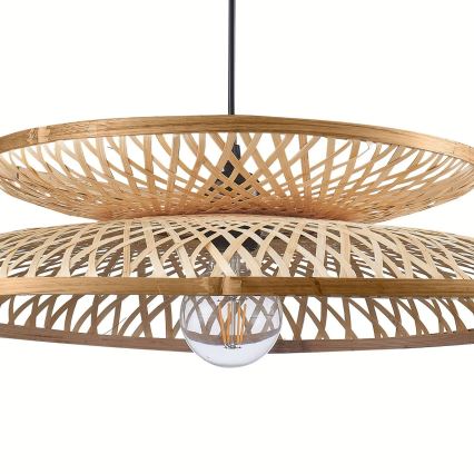Hängeleuchte BALI 1xE27/20W/230V d 60 cm Bambus