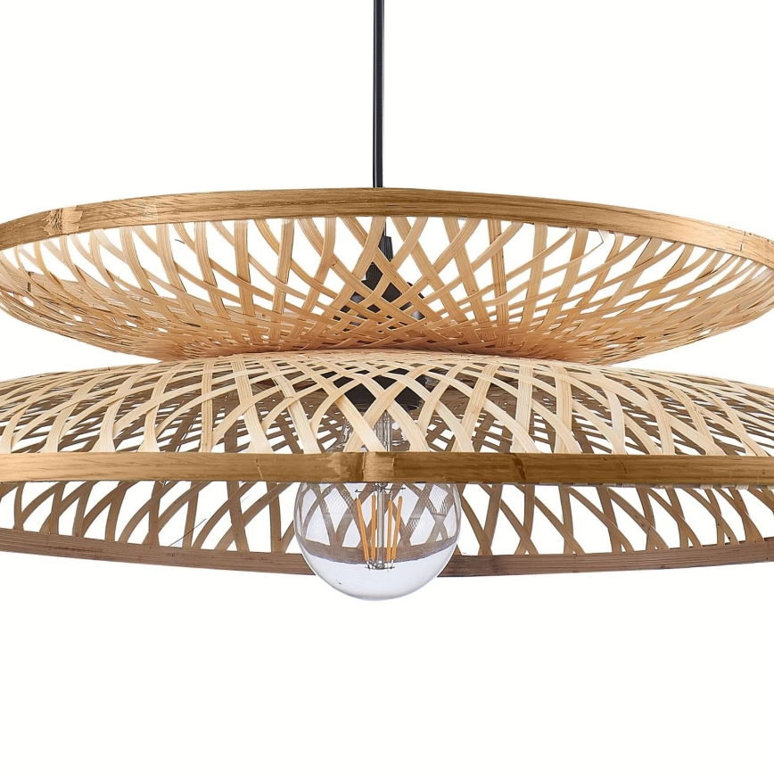 Hängeleuchte BALI 1xE27/20W/230V d 60 cm Bambus