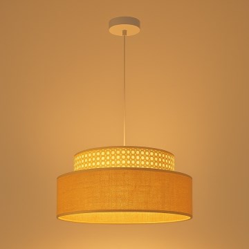 Hängeleuchte BOHO 1xE27/60W/230V d 40 cm Rattan
