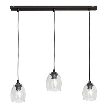 Hängeleuchte BRILLANT 3xE27/15W/230V durchsichtig