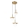 Hängeleuchte CHITA mit Kabelaufhängung, 3xG9/5W/230V, gold