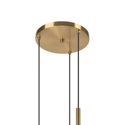 Hängeleuchte CHITA mit Kabelaufhängung, 3xG9/5W/230V, gold