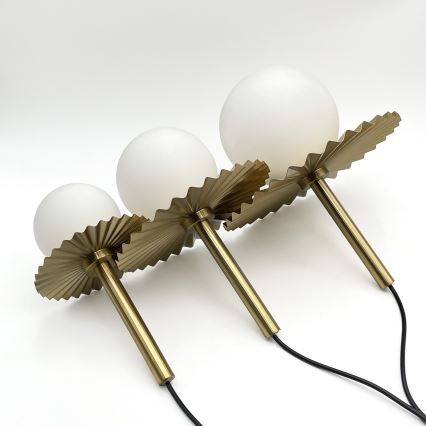 Hängeleuchte CHITA mit Kabelaufhängung, 3xG9/5W/230V, gold