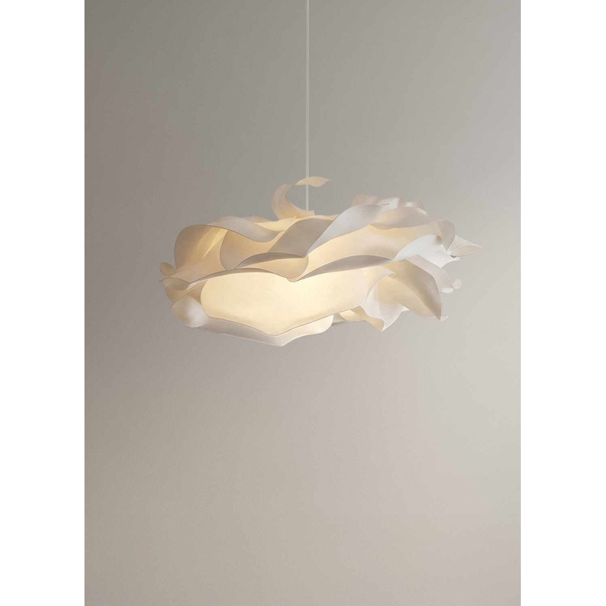 Hängeleuchte CLOUDY mit Kabel 1xE27/40W/230V weiß